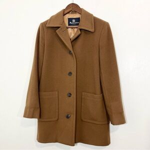 Vintage Aquascutum London Wool Cashmere Angora Coat